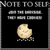 Pixelated cookie icon with bite mark, smiling face, and text above and below on black background.