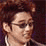A four- shows a person with brown hair and glasses in sequential poses: neutral, side profile, mouth open, hand near face