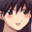 A pixelated anime-style character face with rosy cheeks and dark hair on the left, next to a black background with white text reading "Anime IM" above smaller stylized text "c0m" on the right.