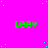 Bright pink background with scattered cyan dots, repeated green text 'LEE' followed by a heart symbol in each