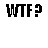 Static black text on white background displaying six distinct acronyms in pixelated font across two