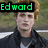 Four identical pixelated images of a person in a black jacket arranged in a with colored text labels above each