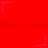 Red background with pink star icons and dotted lines in a repeating pattern, some stars have trailing dots.