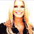 Four 50x50 pixel frames of a blonde woman with long hair in various poses and expressions arranged in a 2x2 contact sheet.