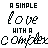 A static digital image displays repeated text phrases in varying colors and styles against a white background with small pink heart accents.