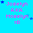 Pixelated text and stars on a cyan background with repeated name variations.