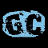 Two light blue pixelated icons on black background: left is a rounded square with internal abstract shapes, right is a five-pointed star.