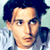 Animated contact sheet showing two frames of a pixelated Johnny Depp character with