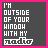 Pixel art of nine identical dark gray with pink borders, each displaying text and animated elements