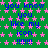 Green background with pink star pattern and blue text repeating 'you know you like my icon !!!!!' in multiple