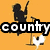 Pixelated orange background with black silhouettes of a musician playing guitar and singing into microphone, white chicken icon below.