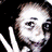 Animated sequence showing a person with dark hair making a peace sign, transitioning to hands forming a heart shape over a brown background.