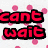 Pixelated text 'cant wait' in red with black outline on pink polka dots, 'FOR' in green with black outline on multicolored polka dots, 'sum mer' in pink with black outline on blue polka dots.