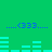 Green background with blue dotted text and cyan bar graphs in two , showing animated changes between observations