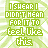A static image of repeated text in green pixelated font on a light green chevron pattern background.