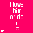 A static image with a bright pink background displays repeated text and star symbols in white pixelated font.
