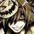 A pixelated character with brown hair and a wide, toothy grin appears in three showing increasing facial zoom