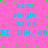 Pixelated text on a pink background with green speckles, repeating 'sexy single ladies' and partial characters in cyan.