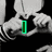 Black-and-white image of hands forming a heart shape with green text overlays reading 'I Love Tyler Lewis Forever' and a small heart symbol.