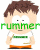 A cartoon character with brown hair and a white shirt appears in a of , each showing the character holding a drum set with green text below