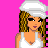 Pixel art contact sheet showing a female character in multiple poses with text reading "90% Angel 10% Devil" on pink background.