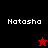 A 4-frame animated contact sheet showing pixelated text and star symbols in red, black, and white color schemes across four quadrants.