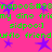 Bright pink background with green text and purple stars, displaying repeated phrases like 'my dino frimy dino fri' and 'sidpoo:]'.