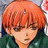A 48x48 pixel animated buddy icon featuring a character with orange hair and green clothing on the left, paired with 'Anime IM' text in white stylized font on black background on the right.