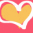 Animated contact sheet of a pink background with yellow hearts and black text forming 'I LOVE YOU XOXO' across frames.