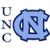 Static pixelated icon featuring vertical "UNC" text and a blue shield-shaped logo with dark blue "NC" letters on white background.
