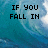 A four- with a blue wave background; top-left shows "IF YOU FALL IN", top-right shows "AND CAN'T SWIM," bottom-left shows "I'M NOT SAVING YOU"; bottom-right is blank gray