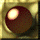 Two side-by-side pixelated spheres with gradient shading, one dark brown and the other pinkish-purple transitioning to yellow.