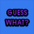Blue background with purple text reading GUESS WHAT? IS FINALLY HERE!!! and a sunset scene with red SUMMER... text.