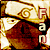 Animated sequence showing a character with headband and mask transitioning from obscured to fully visible face, vertical "F" text on right.