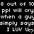 Black background with white pixelated text repeating '8 out of 108 out of 108 out of 108' and 'ppl will cry when a guy simply says I LUV U' with heart symbols.
