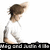 A person in a white shirt and dark pants stands against a white background, with text reading "Meg and Justin 4 life" below.