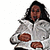 A person in a white jacket with hands clasped, shown across where the right hand shifts position