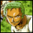 Pixelated image of a character with green hair and a white shirt against a green background, next to text reading "Anime IM" and "com" on black.