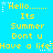 Pixelated text on a bright blue background with yellow and white accents, arranged in a pattern with repeated phrases