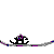 Animated sequence of a skater performing tricks on various terrain shapes with purple and black outlines against white background.