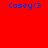 Four identical pixelated text displays of 'Casey<3' on red and orange backgrounds arranged in a