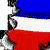 Animated icon featuring a stylized flag with blue, white, and red horizontal stripes; the text 'Latino 4 Life' appears below.