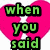A static image with four pink broken hearts on a white background, each containing green text with black outlines.