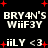 Pixelated text and red starbursts on black background, with variations in letter spacing and star positions across repeated sections.