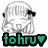 Pixelated anime-style character with closed eyes and a smile, featuring text 'tohru' with a heart symbol in varying colors.