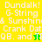 Pixelated text and symbols on yellow-green background with animated star changes.