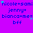 A static image with a purple background displaying repeated text and small star icons in cyan, blue, and white.