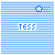 Animated contact sheet of 23 frames showing a blue star with trailing dots moving across a striped background above the text TESS.