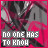 identical pixelated icons featuring a red and gray geometric background with the text "NO ONE HAS TO KNOW" in white block letters