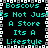 Pixelated cyan text on black background with white and gray border, repeating 'Boscovs Its Not Just A Store Its A Lifestyle' in